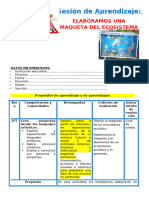 2° Sesión Día 5 Art Elaboramos Una Maqueta Del Ecosistema