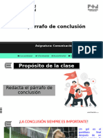 Párrafo de Conclusión