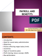 Pay Roll and Benefits