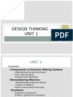 Design Thinking - Unit 1