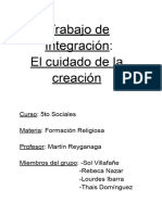 El Cuidado de La Creación