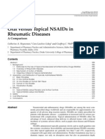 Oral Versus Topical NSAIDs in Rheumatic Diseases