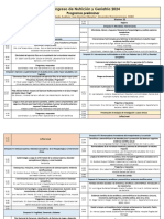 PROGRAMA PRELIMINAR V Congreso de Nutrición y Geriatría 2024 30 AGOSTO