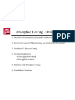 Absorption Costing - Overview