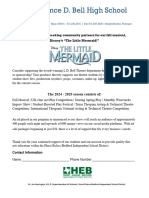 Little Mermaid Ad Sales Packet