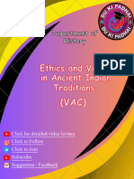 Ethics and Values in Ancient Indian Tradition