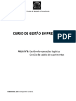 Aula N°6 - Curso de Gestão Empresarial - 082439