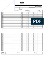 Blank Speaking Score Sheet