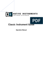 Reaktor 5 - Classic Instruments Guide