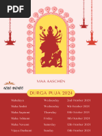 Durga Pujo 2024 Nirghonto