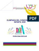 Examen Olimpiada Del Conocimiento Infantil 2020 Eze