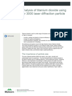 Analysis of Titanium Dioxide