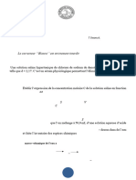 Devoir de Science Physique Terminale D Octobre 2022