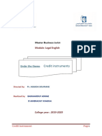  Credit Instruments (Asmae, Khadija)