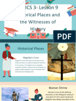 Historical Places and The Witnesses of History