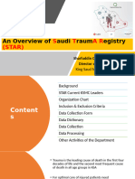 Saudi TraumA Registry (STAR)