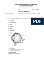 Name: R.NO.: DATE: 0 1 .08.2024 Class: X Enrichment Worksheet Subject: Science Topic: Human Eye and The Colourful World