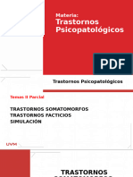 Materia Trastornos Psicopatológicos UVM-Segundo Parcial