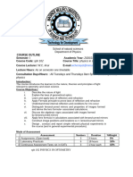 SPH 102 Physics in Optometry Online Notes