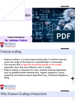 Lecture-11 - Feature Scaling