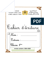 Cahier Décriture