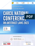 Httpscnlu - ac.instorage202303CARCIL National Conference On Antitrust Laws 2023 Brochure PDF