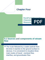 Chapter 4 Stream Flow Characterisation Measurments Mod