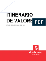 Itienerario de Valores PDF