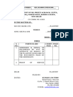 Admission & Denial of Docs ICICI Bank Vs Sonu Arun