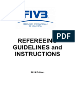 Refereeing Guidelines and Instructions 2024