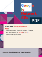 Google Video Network - Assignment