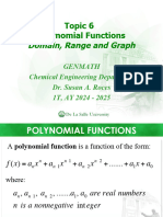 Polynomial Functions - SAR