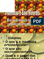 Vitaminas e Sais Minerais