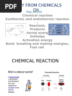 Energy From Chemicals