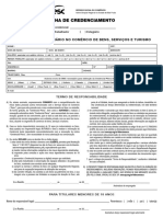 Ficha de Credenciamento - SESC