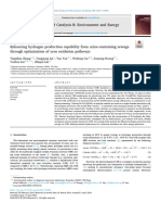 Enhancing Hydrogen Production Capability From Urine-Containing Sewage