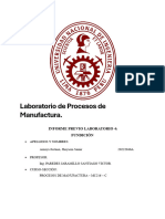 Laboratorio PREVIO FUNDICION