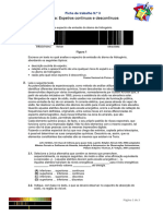 Ficha N.º3 - Espetros Contínuos e Descontínuos