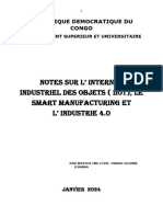 Tu Nda Olembe Djamba, Notes Sur L'internet Industriel Des Objets, Le Smart Manufacturing Et L' Industrie 4