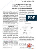 Electric Discharge Machining Method For