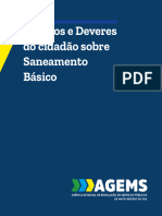 Livreto Direitos e Deveres e Legislacao Do Saneamento Basico