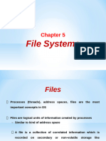 Chapter 5-OS-FileSystems