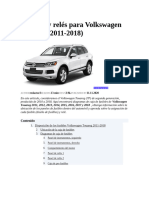 Fusibles y Relés para Volkswagen Touareg