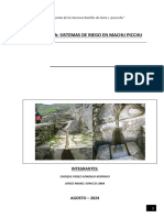 Monografia Sistemas de Riego en Machu Picchu