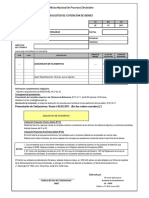 Formato Solicitud Cotizacion - Onpe