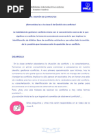 Clase 2 - Gestión de Conflictos - Guión de Clase