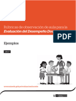 Rubricas de Observacion en Aula Ejemplos-2017