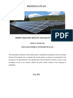 Business Plan 50 MW MR - Hilmy