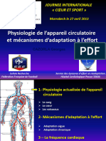 5-Physiologie de L'appareil Circulatoire Et Mecanismes D'adaptation A Leffort