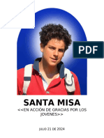 Santa Misa Juventud (Julio)